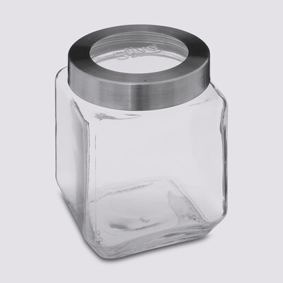 Bocal de rangement verre borosilicate L 1 litre de HAY 